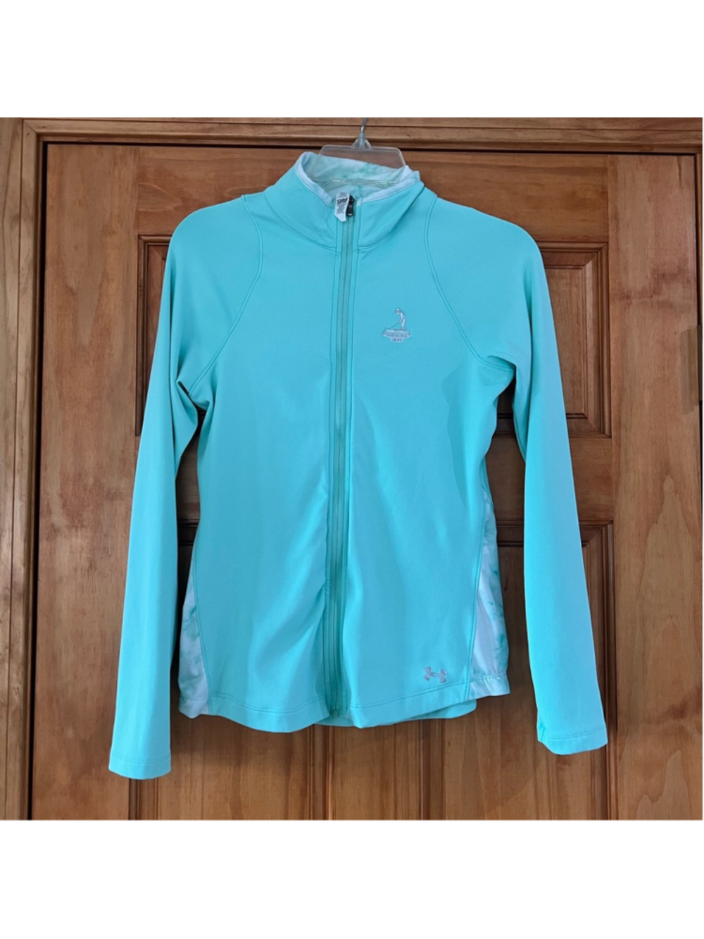 Under Armour Cold Gear Golf Jacket Aqua Long Sleeve Small - Picture 5 of 8
